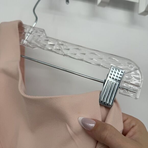 White by Vera Wang Pink One Shoulder Formal Bridesmaids Dress Size 4 Event - Picture 12 of 13